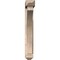 Ekena Millwork Thorton Arts and Crafts Smooth Bracket w/ Offset Brace, Douglas Fir, 5 1/2"W x 26"D x 38"H BKT0604X26X38THR03SDF - alternate 2